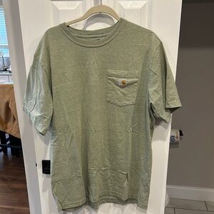 Carhartt Men's Green Pocket T-Shirt